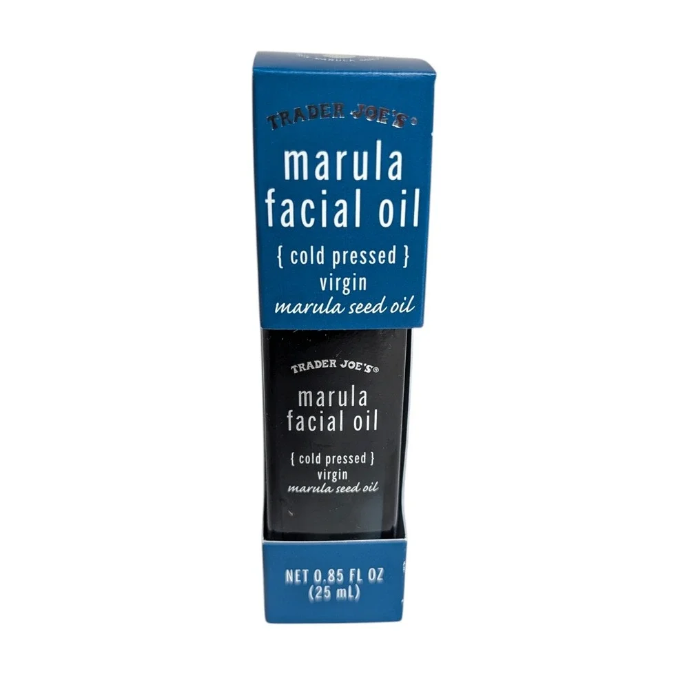 Trader Joe's Marula Facial Oil Cold Pressed Virgin Seed Oil 0.85 fl oz New‎